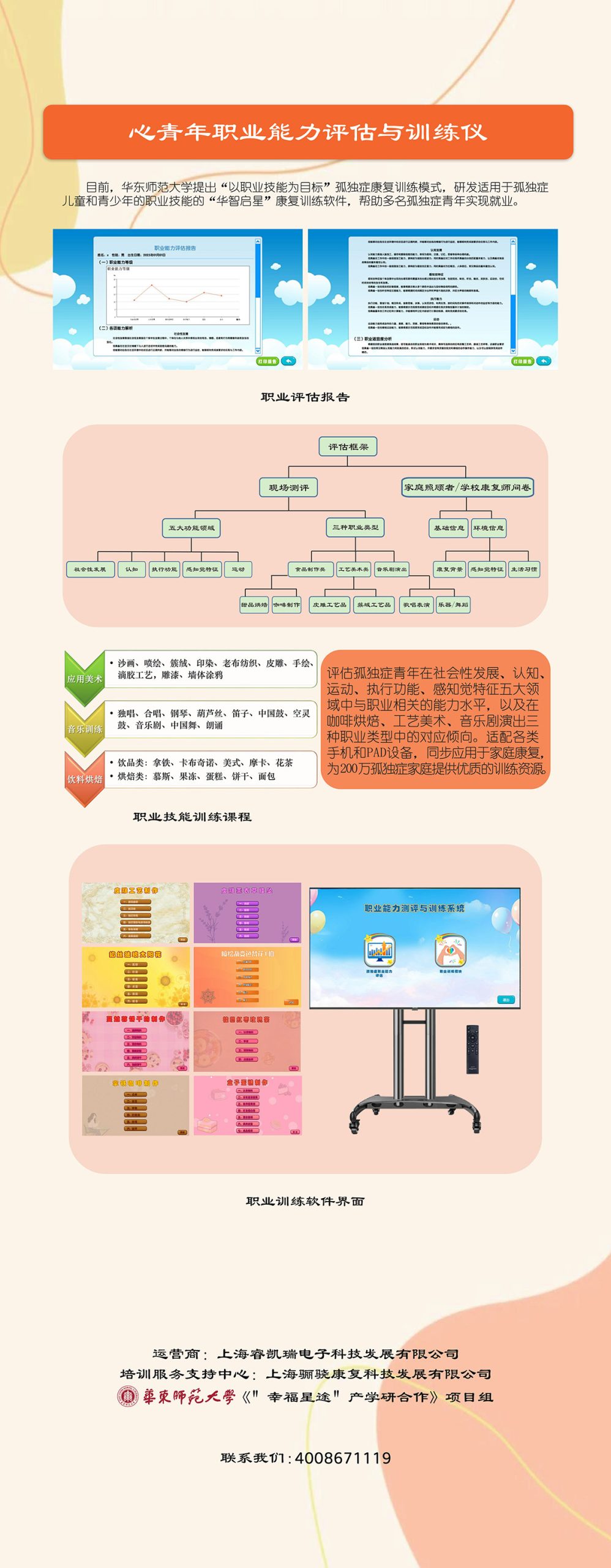 心青年职业能力评估与训练仪